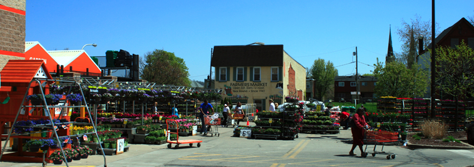 Farmers Market (next to Home Depot) 